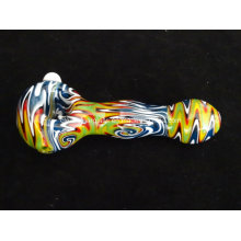 Hot Sale Inside out Heavy Spoon Glass Pipe Smoking Pipe Manufacturer